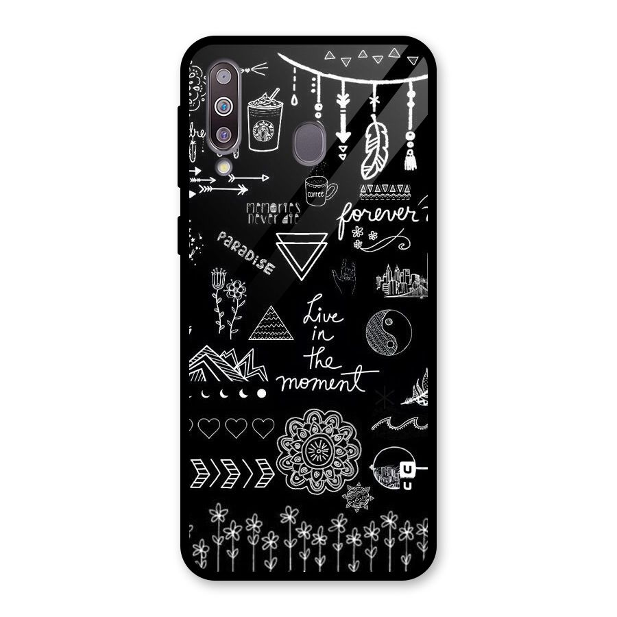 Forever Moment Glass Back Case for Galaxy M30