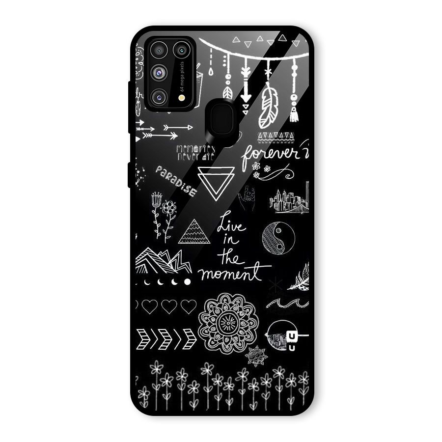Forever Moment Glass Back Case for Galaxy M31