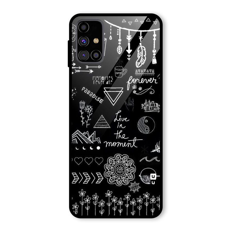Forever Moment Glass Back Case for Galaxy M31s