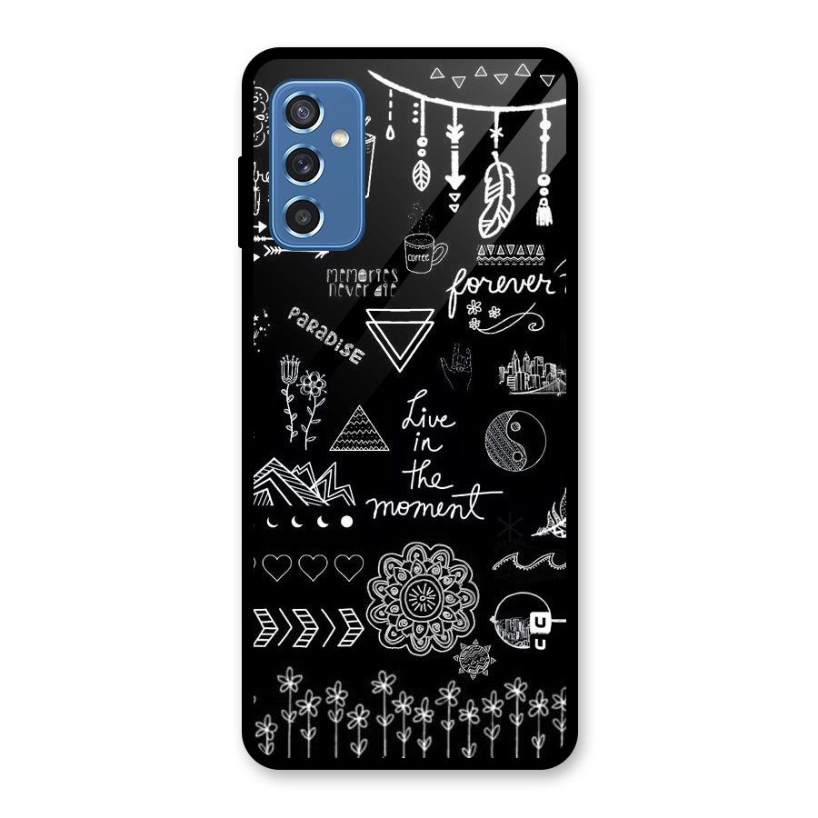 Forever Moment Glass Back Case for Galaxy M52 5G