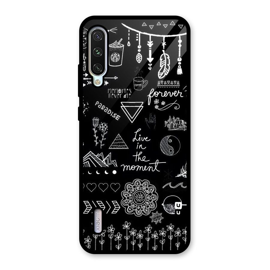 Forever Moment Glass Back Case for Mi A3
