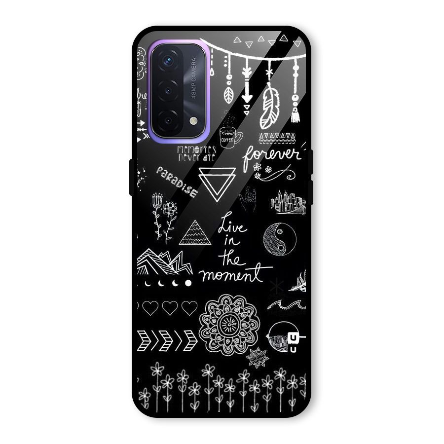Forever Moment Glass Back Case for Oppo A74 5G