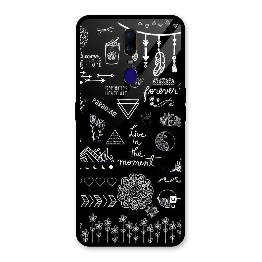 Forever Moment Glass Back Case for Oppo F11