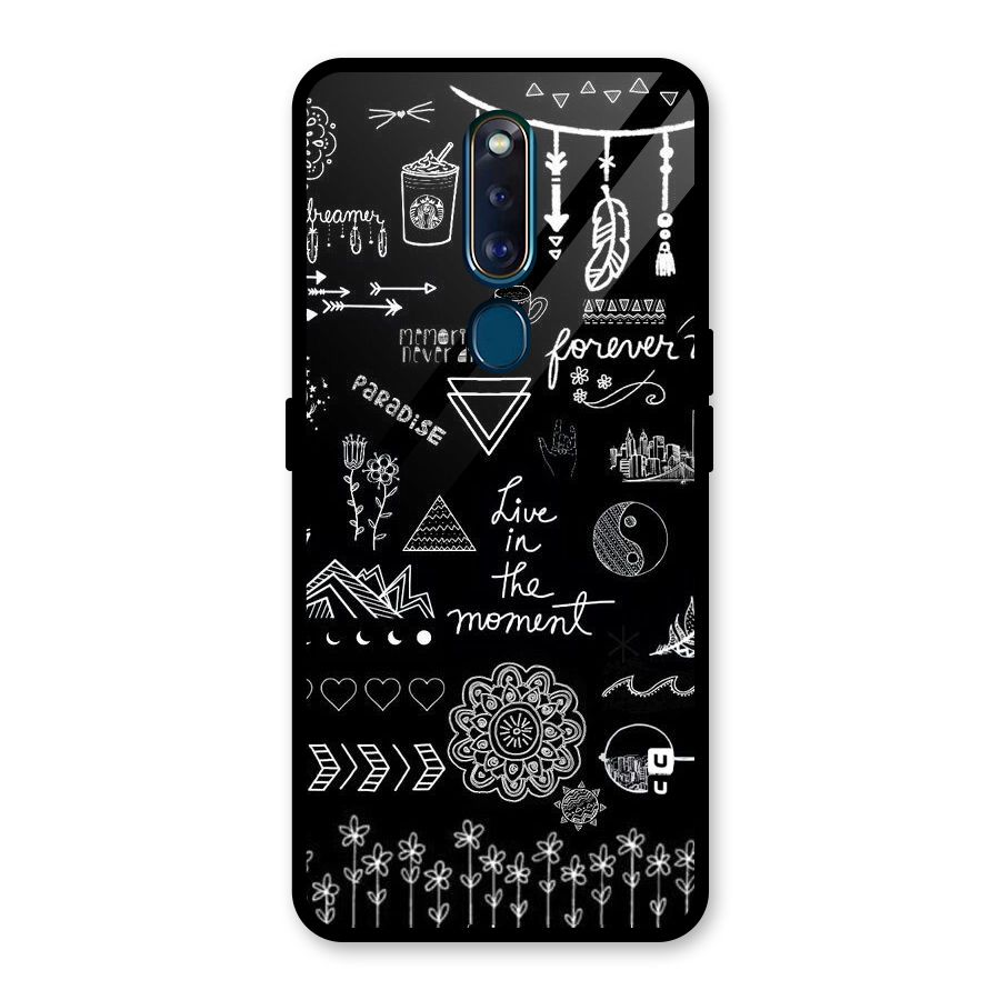 Forever Moment Glass Back Case for Oppo F11 Pro