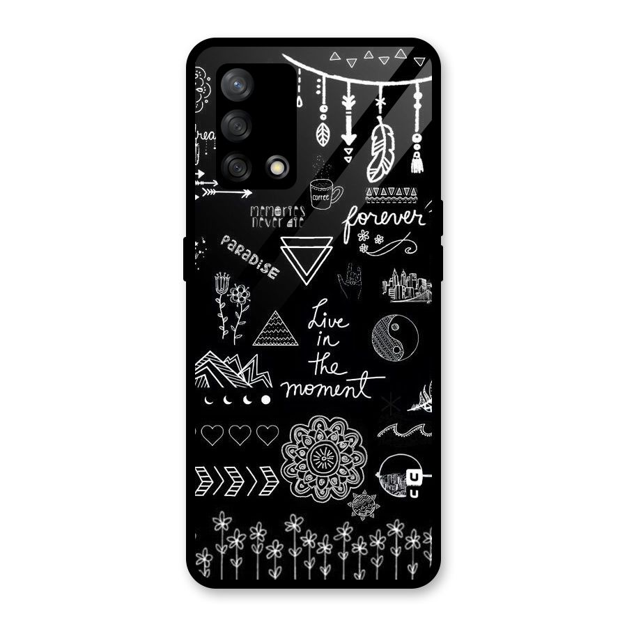 Forever Moment Glass Back Case for Oppo F19