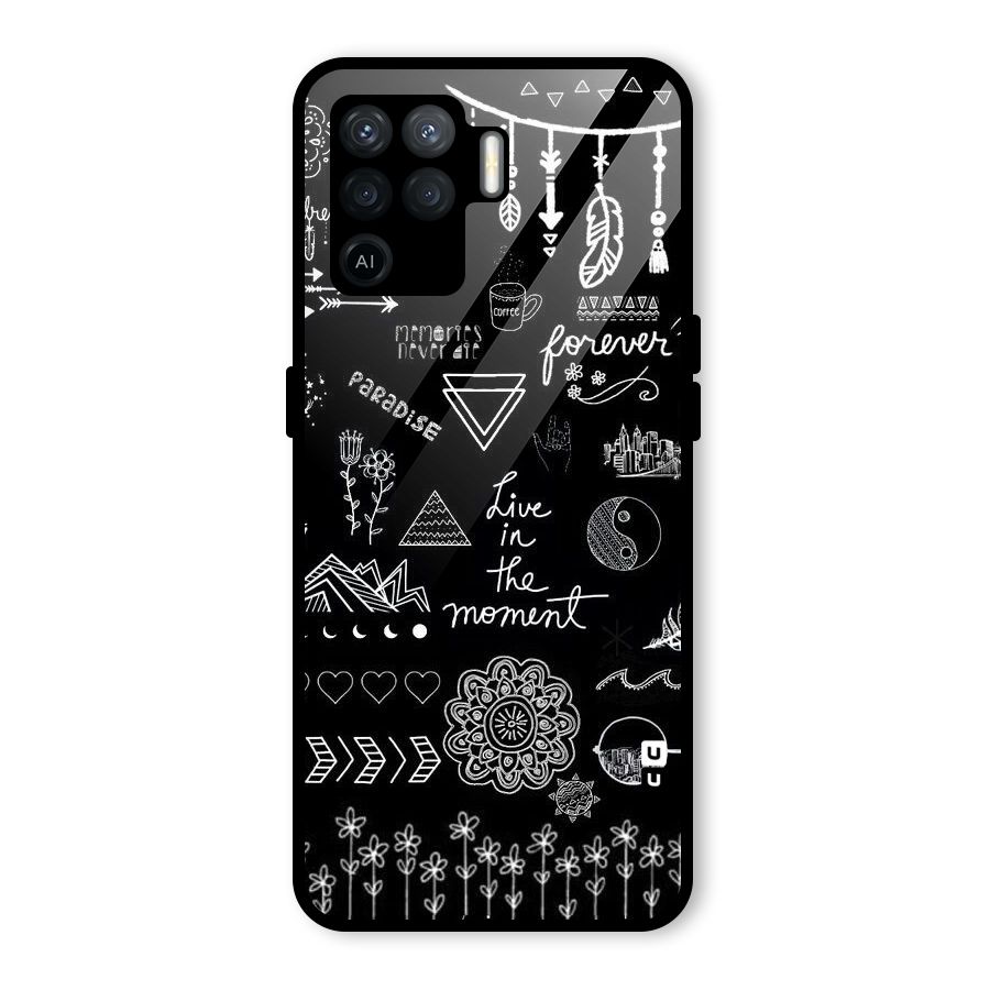 Forever Moment Glass Back Case for Oppo F19 Pro