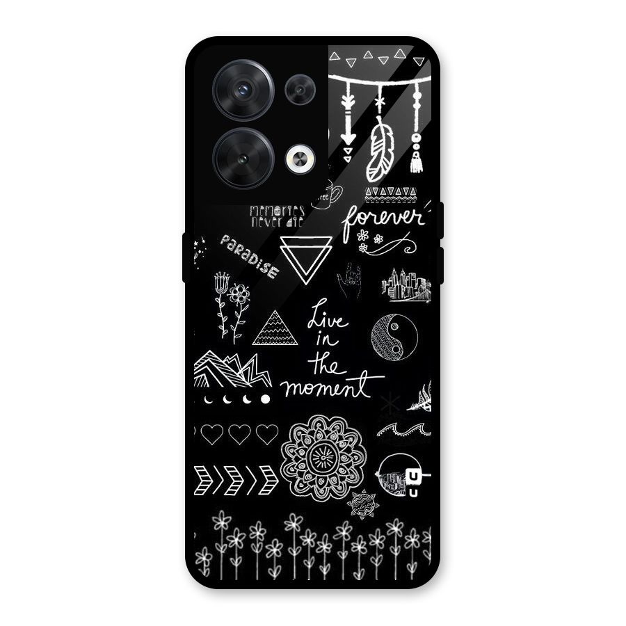Forever Moment Glass Back Case for Oppo Reno8 5G