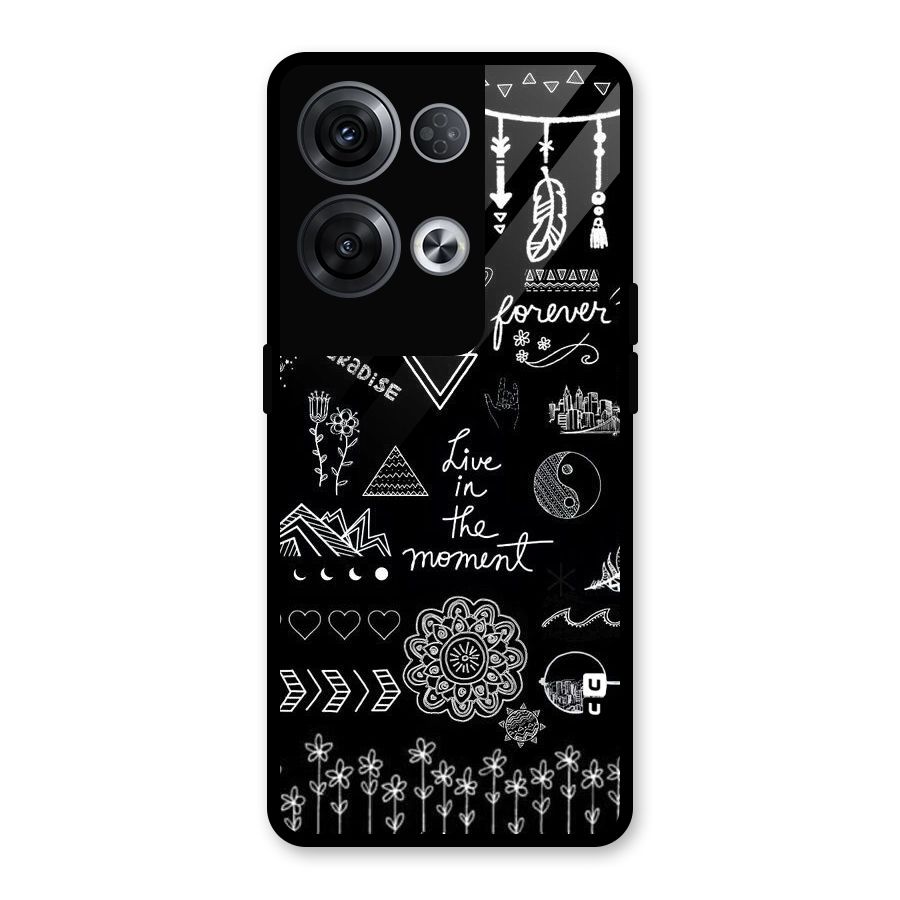 Forever Moment Glass Back Case for Oppo Reno8 Pro 5G