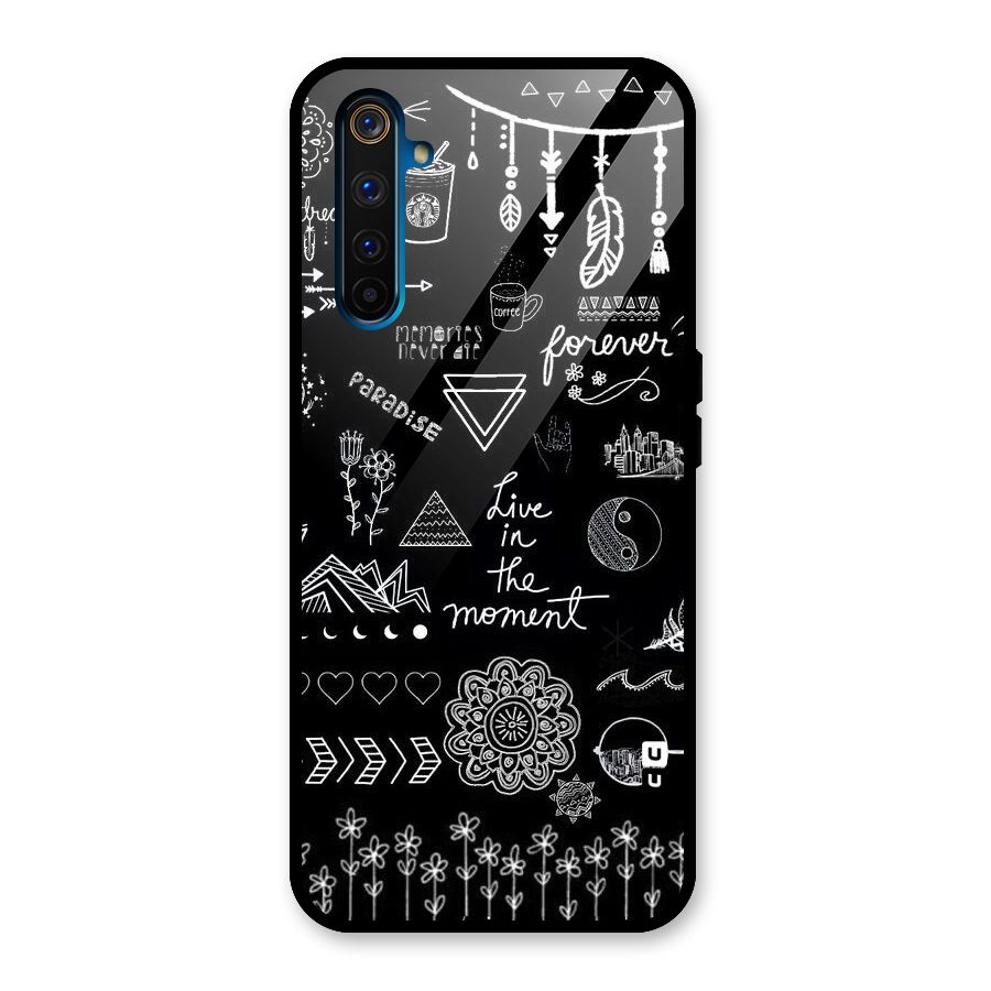 Forever Moment Glass Back Case for Realme 6 Pro