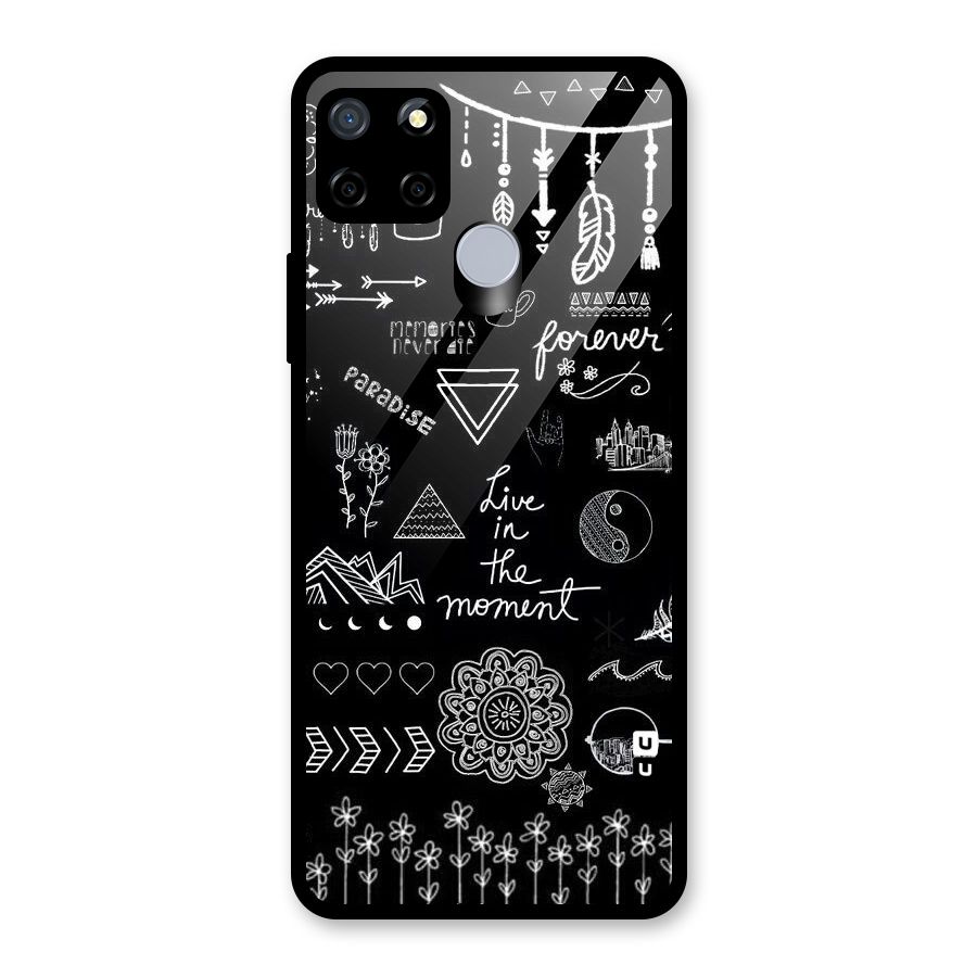 Forever Moment Glass Back Case for Realme Narzo 20