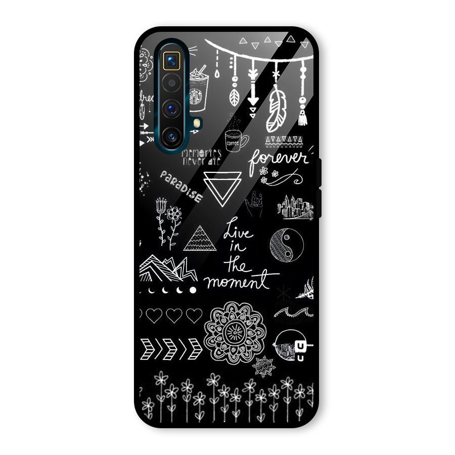 Forever Moment Glass Back Case for Realme X3