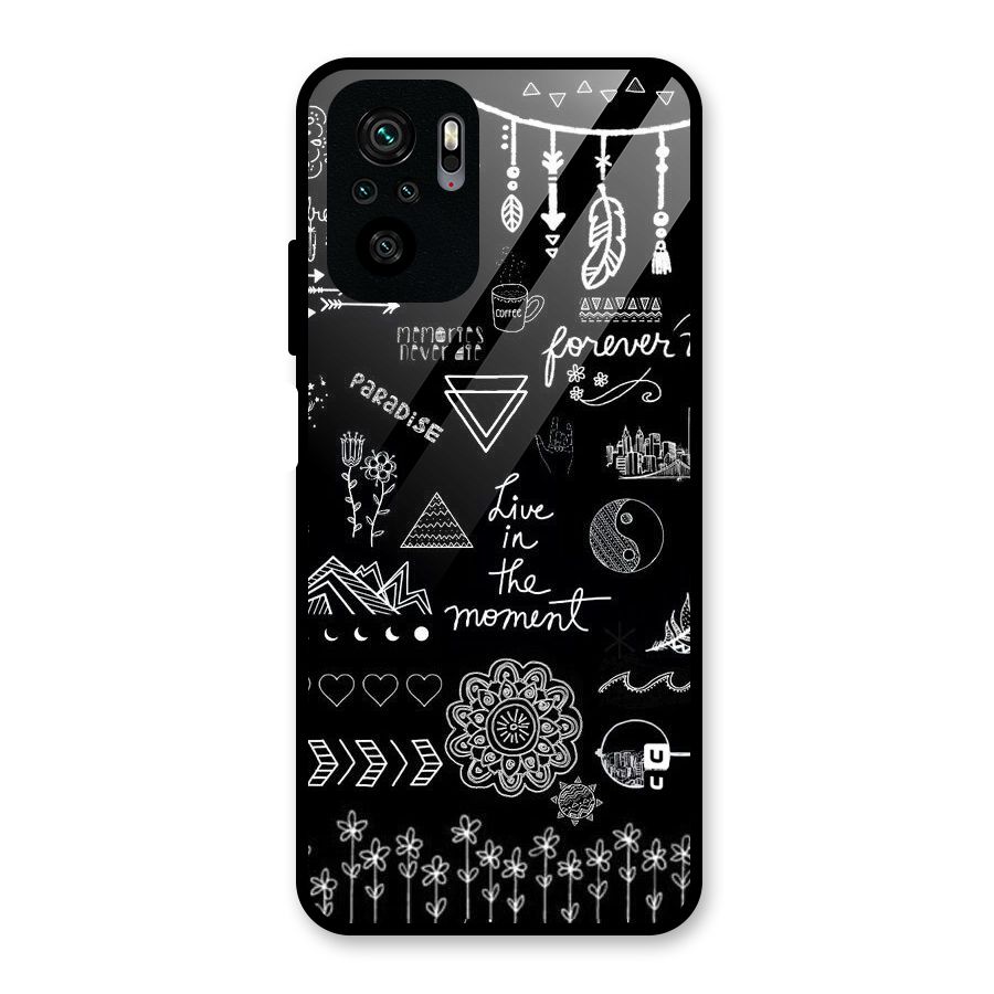 Forever Moment Glass Back Case for Redmi Note 10S