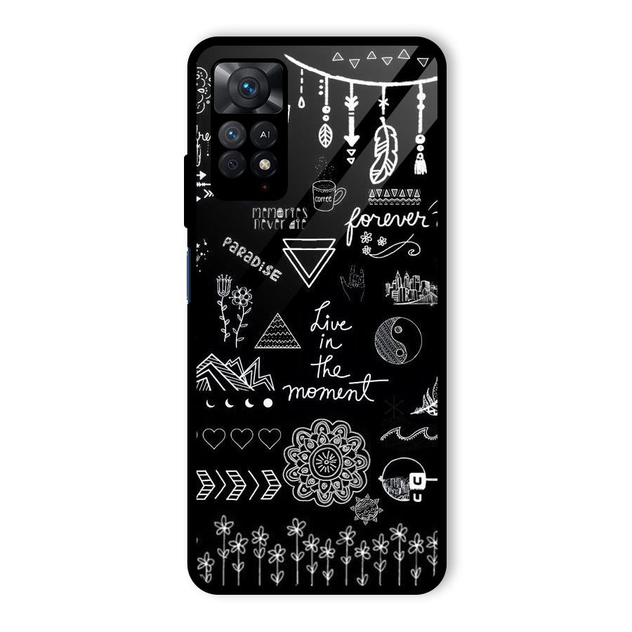 Forever Moment Glass Back Case for Redmi Note 11 Pro