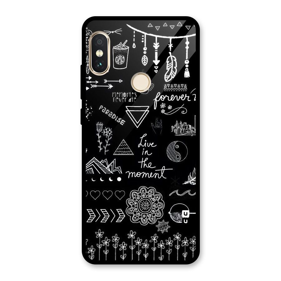 Forever Moment Glass Back Case for Redmi Note 5 Pro