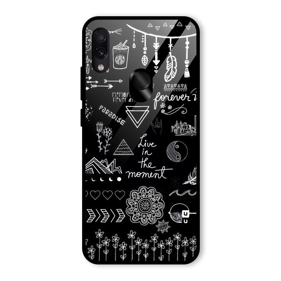 Forever Moment Glass Back Case for Redmi Note 7S