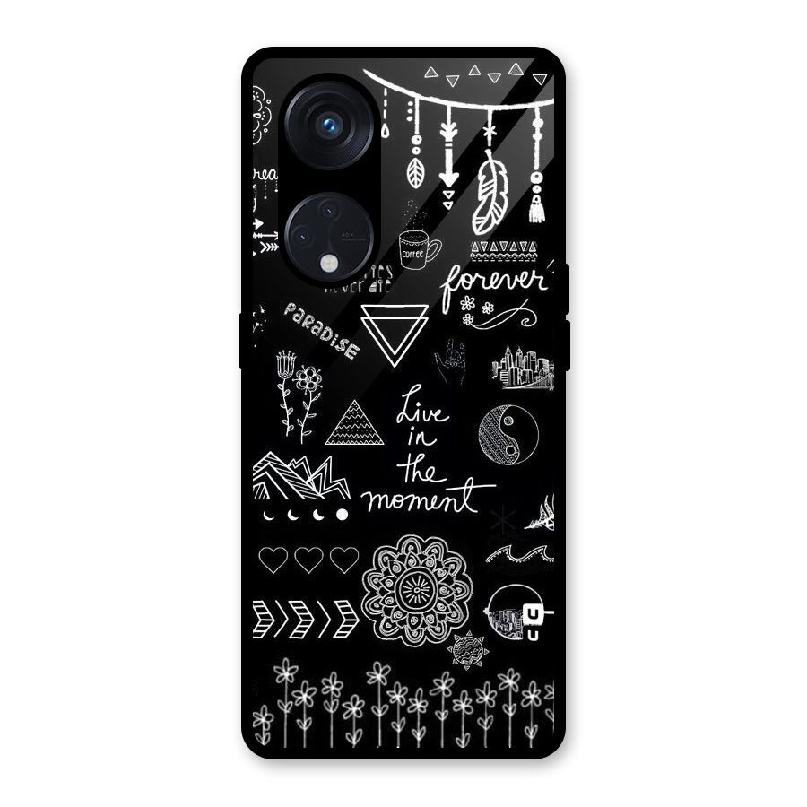 Forever Moment Glass Back Case for Reno8 T 5G