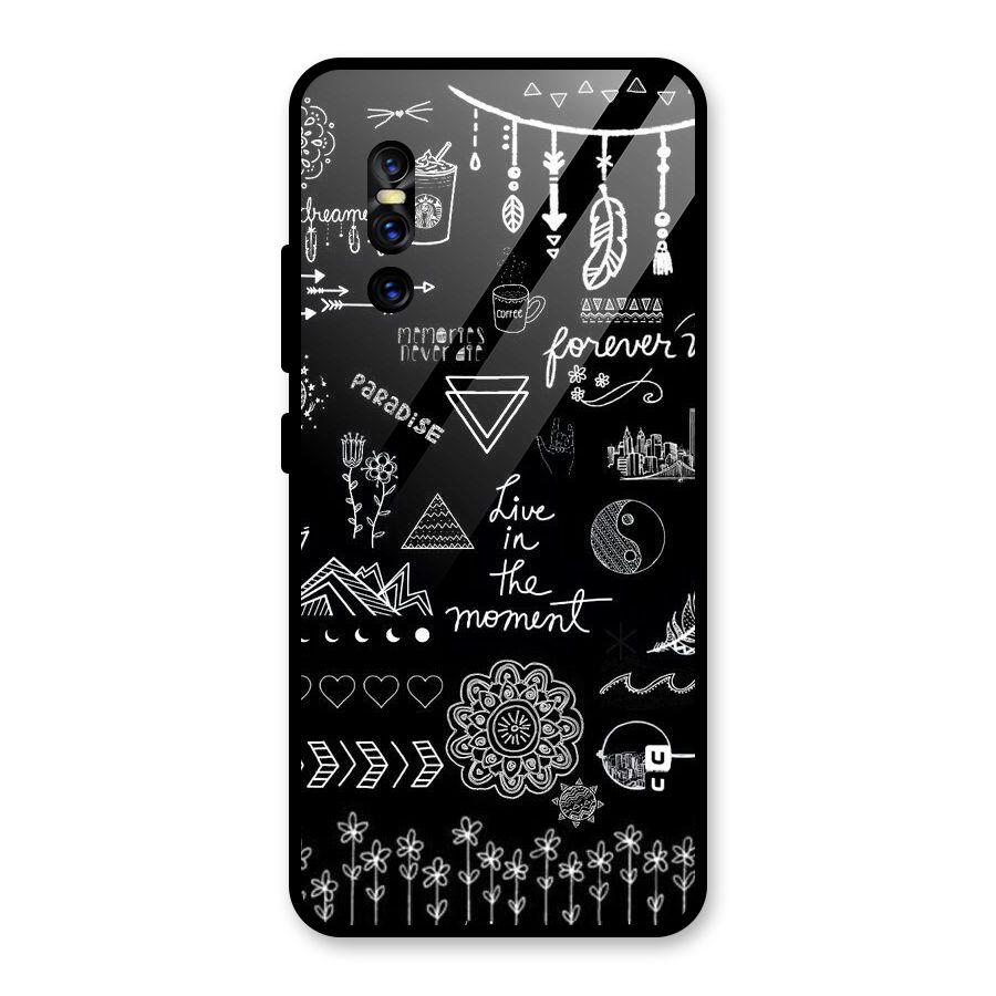Forever Moment Glass Back Case for Vivo V15 Pro