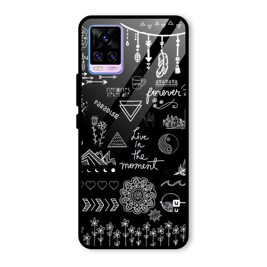 Forever Moment Glass Back Case for Vivo V20 Pro