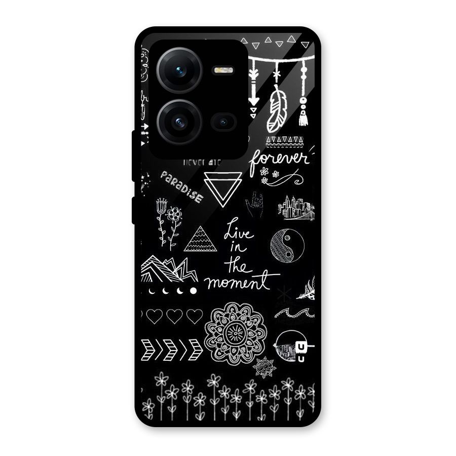 Forever Moment Glass Back Case for Vivo V25