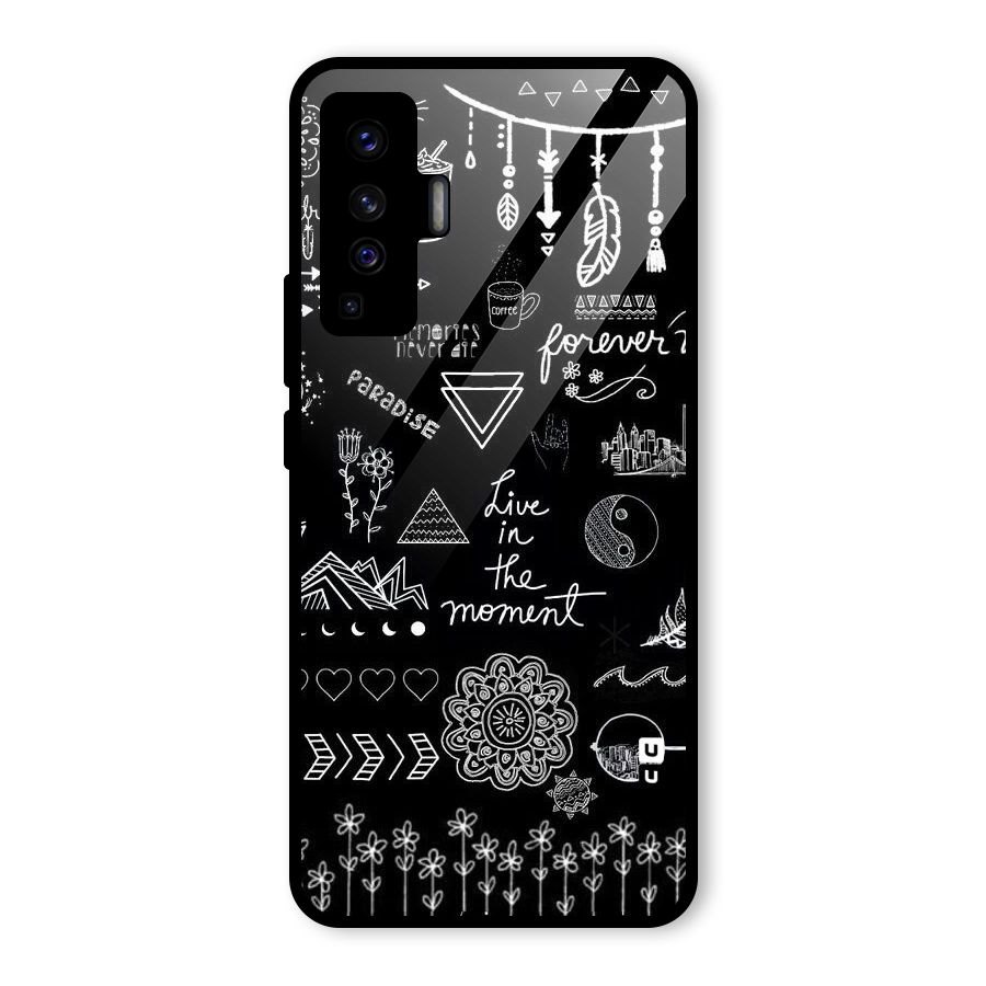 Forever Moment Glass Back Case for Vivo X50