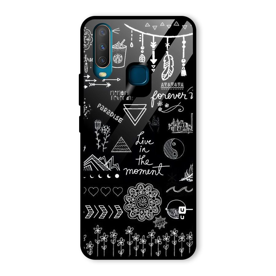 Forever Moment Glass Back Case for Vivo Y15