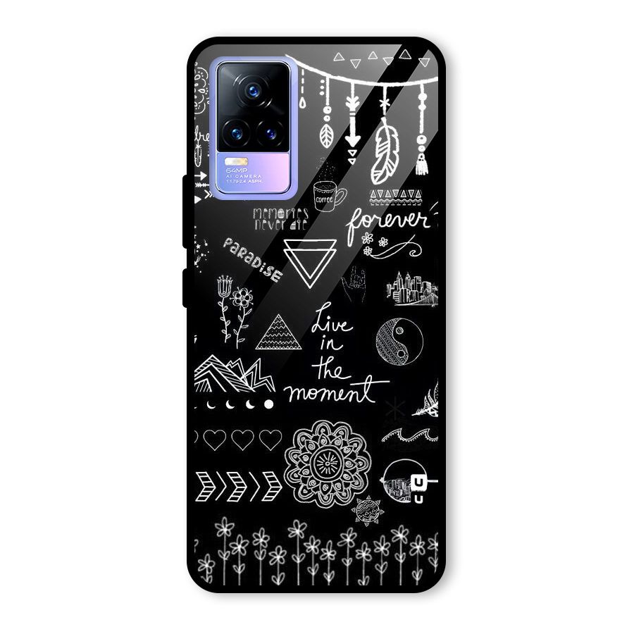 Forever Moment Glass Back Case for Vivo Y73