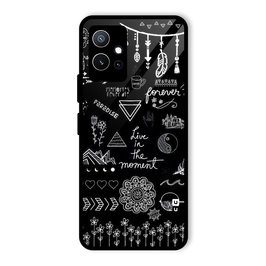 Forever Moment Glass Back Case for Vivo Y75 5G