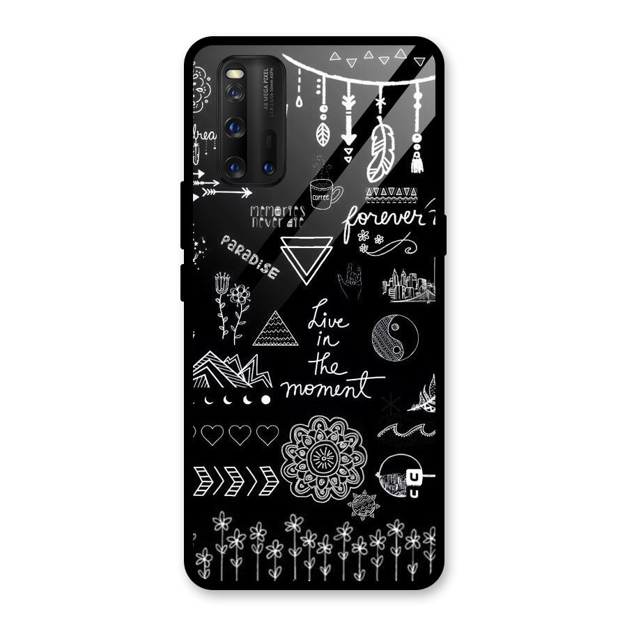 Forever Moment Glass Back Case for Vivo iQOO 3
