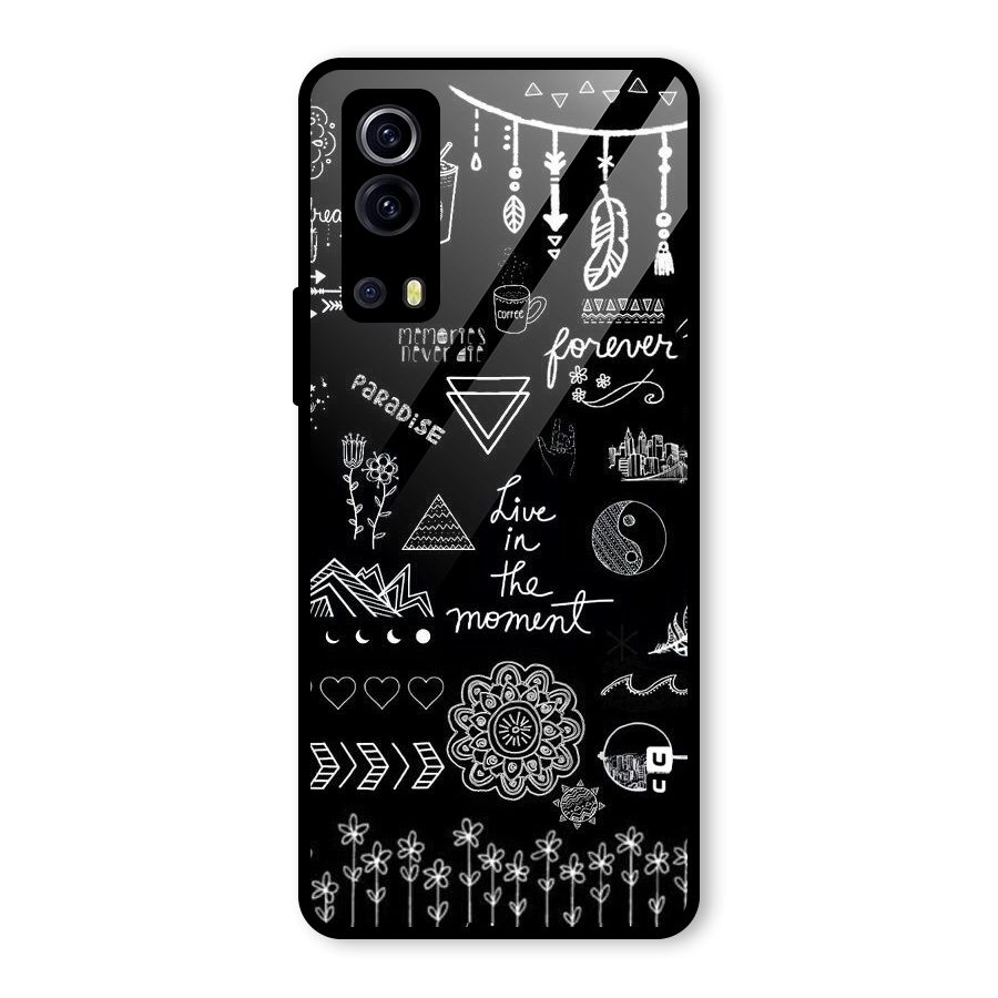 Forever Moment Glass Back Case for Vivo iQOO Z3