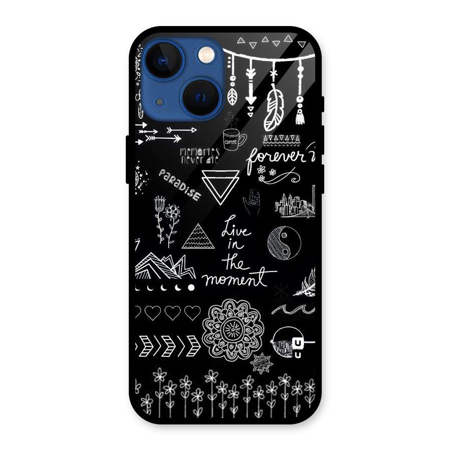 Forever Moment Glass Back Case for iPhone 13 Mini
