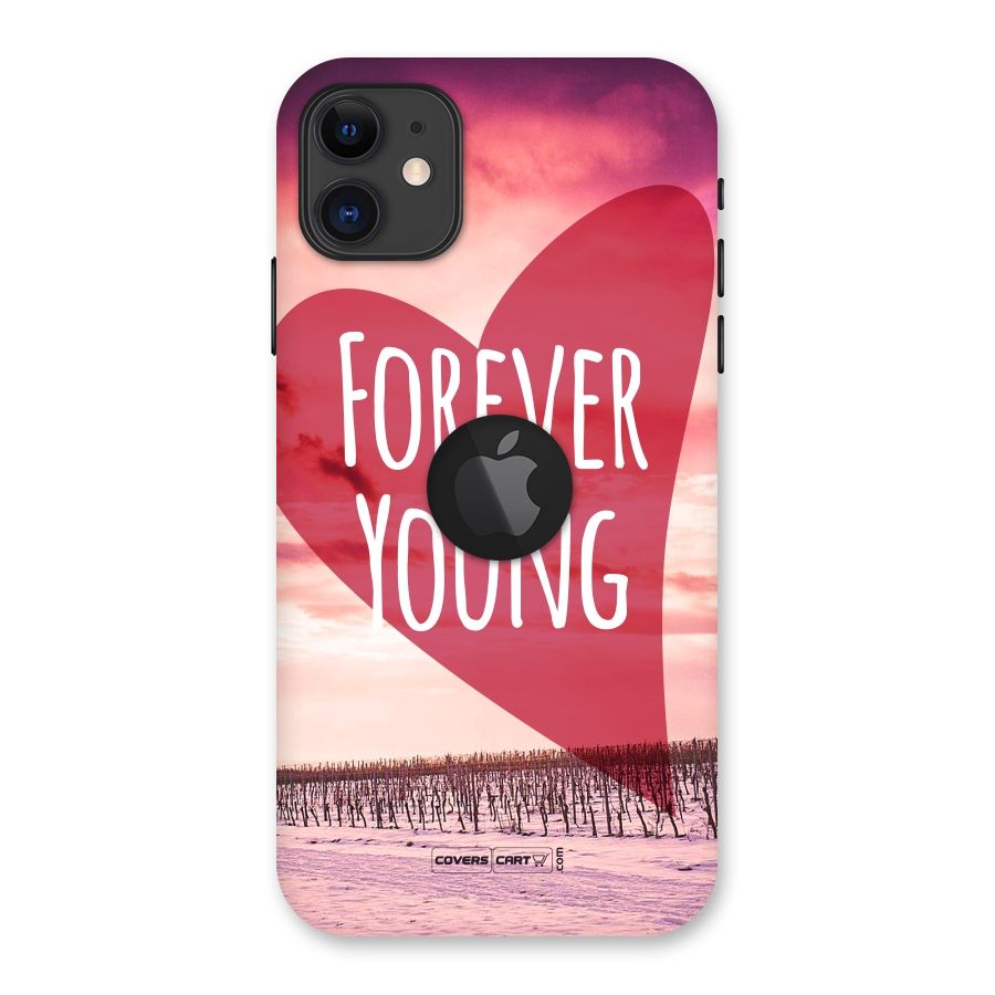 Forever Young Back Case for iPhone 11 Logo Cut