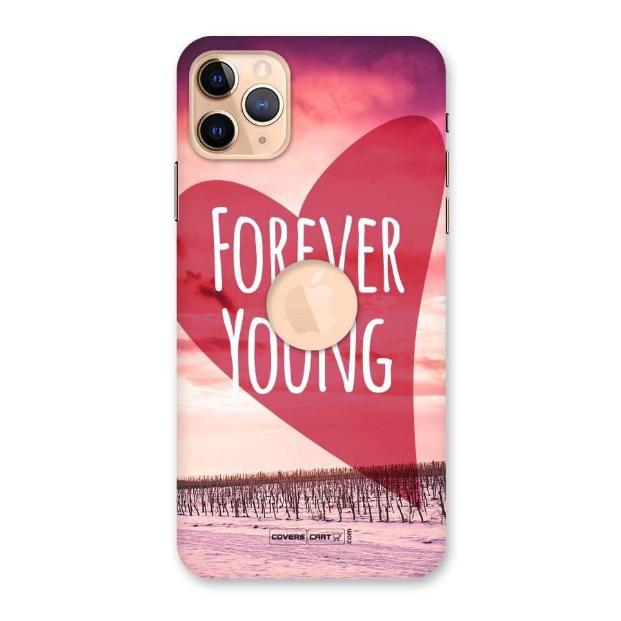Forever Young Back Case for iPhone 11 Pro Max Logo Cut