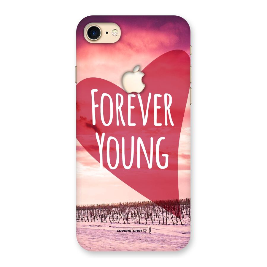 Forever Young Back Case for iPhone 7 Apple Cut