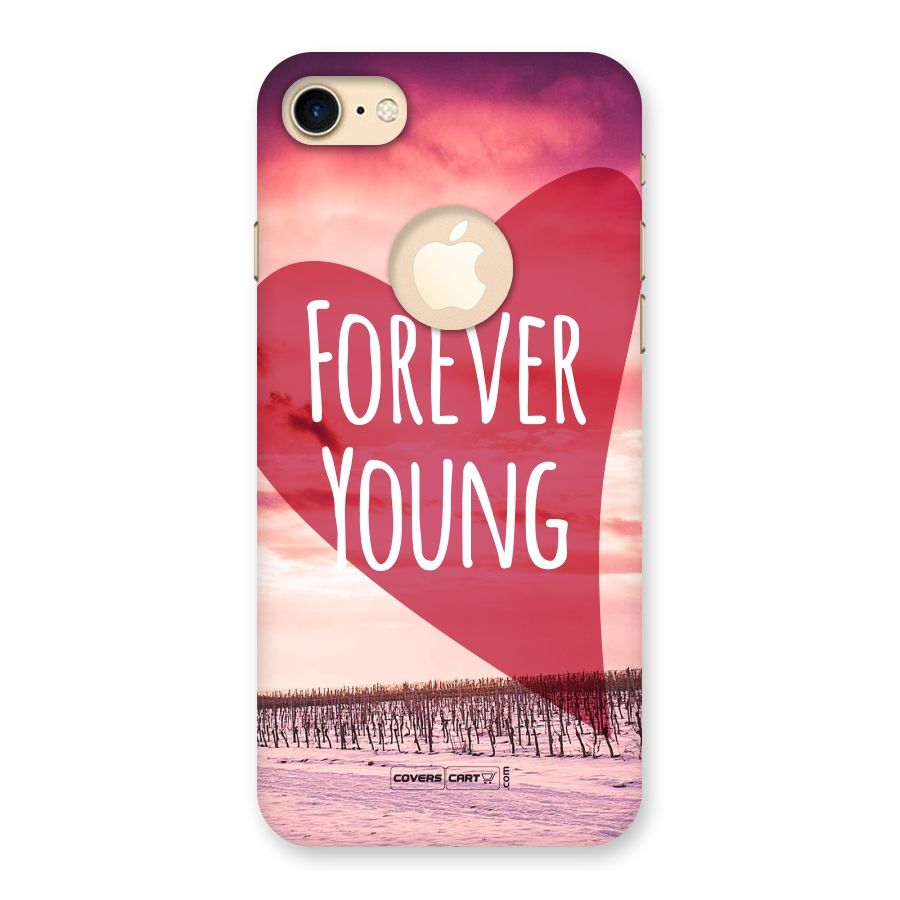 Forever Young Back Case for iPhone 7 Logo Cut