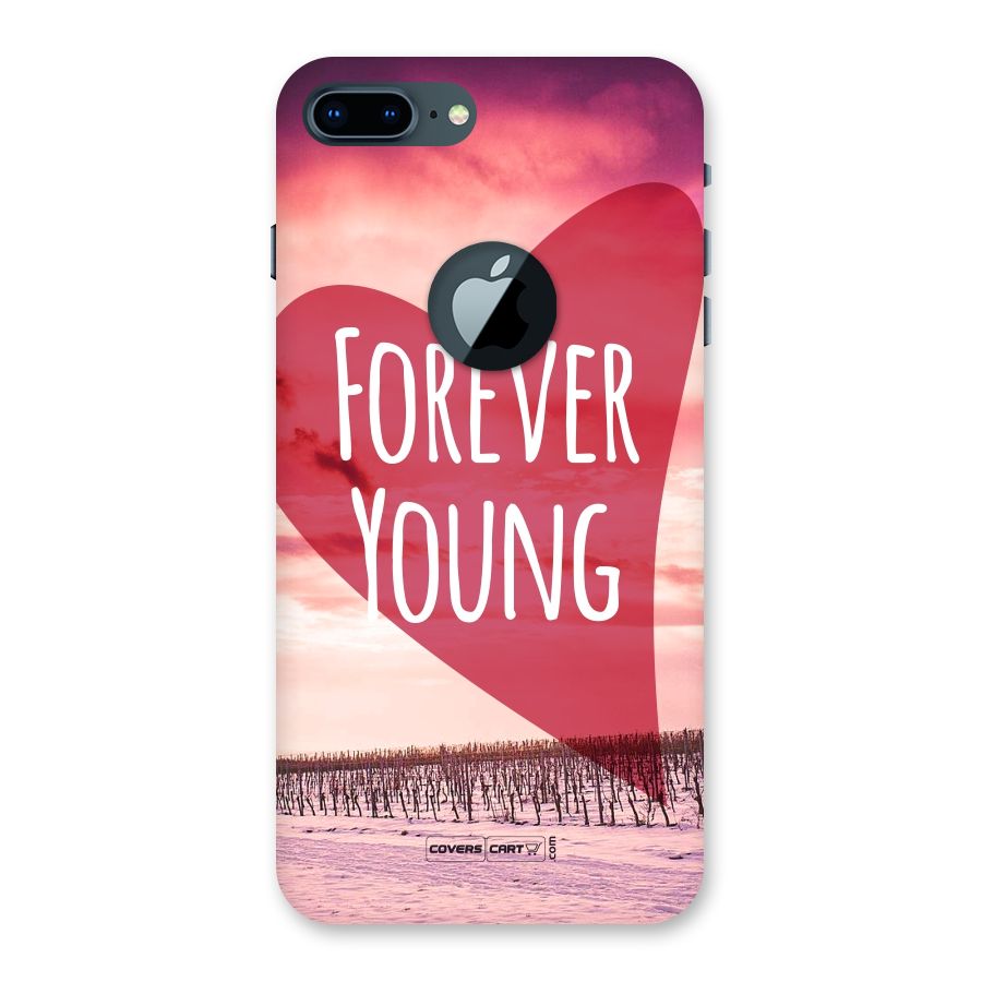 Forever Young Back Case for iPhone 7 Plus Logo Cut