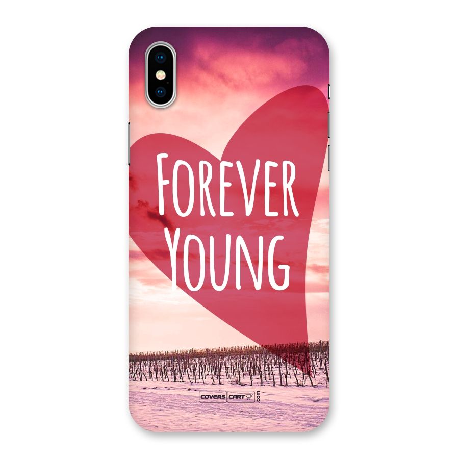 Forever Young Back Case for iPhone XS
