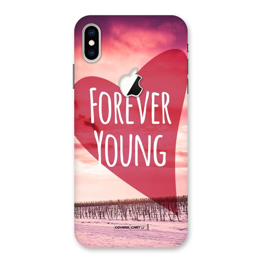 Forever Young Back Case for iPhone XS Max Apple Cut