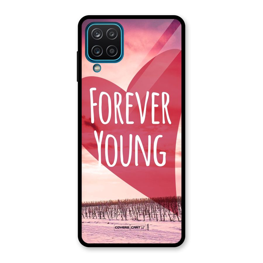 Forever Young Glass Back Case for Galaxy A12