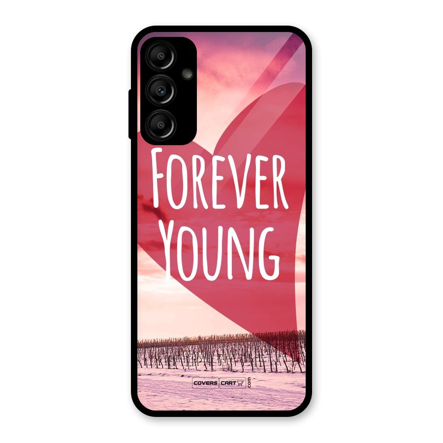 Forever Young Glass Back Case for Galaxy A14 5G