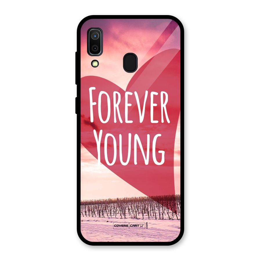 Forever Young Glass Back Case for Galaxy A30