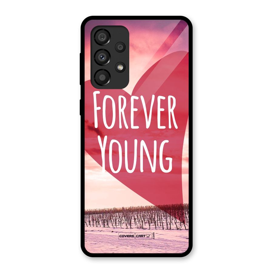 Forever Young Glass Back Case for Galaxy A33 5G