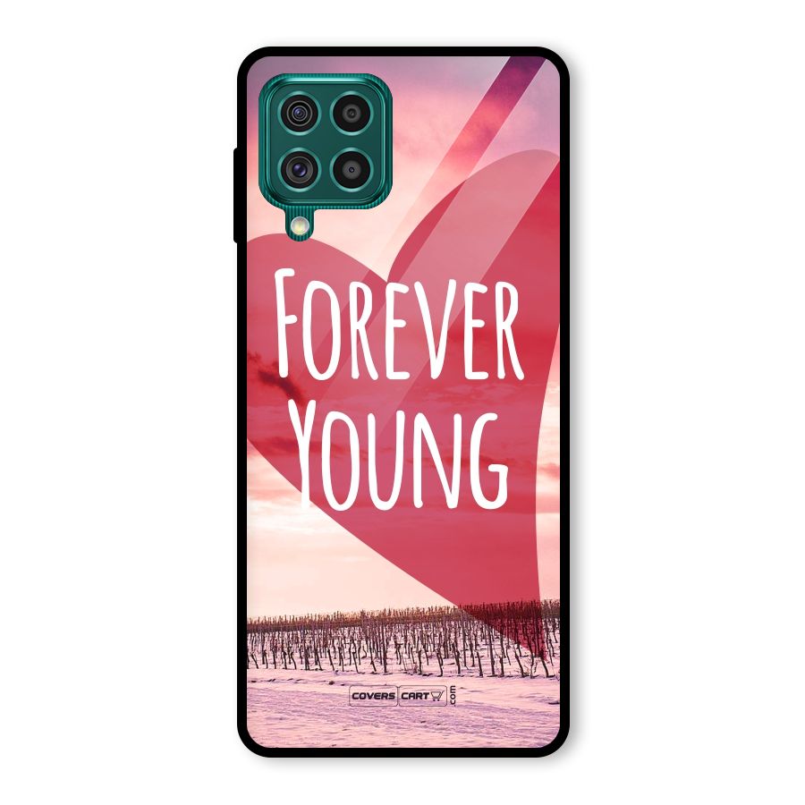 Forever Young Glass Back Case for Galaxy F62