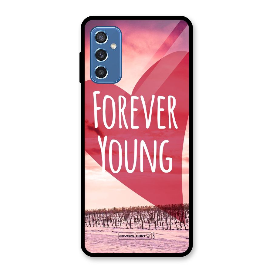 Forever Young Glass Back Case for Galaxy M52 5G