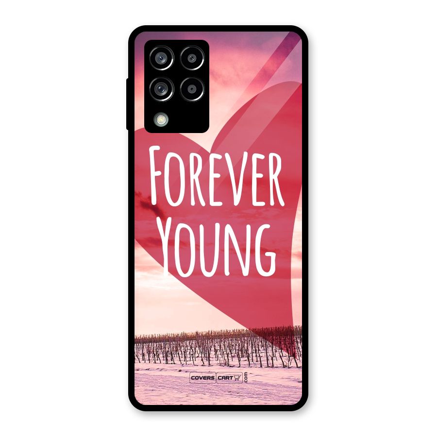 Forever Young Glass Back Case for Galaxy M53 5G