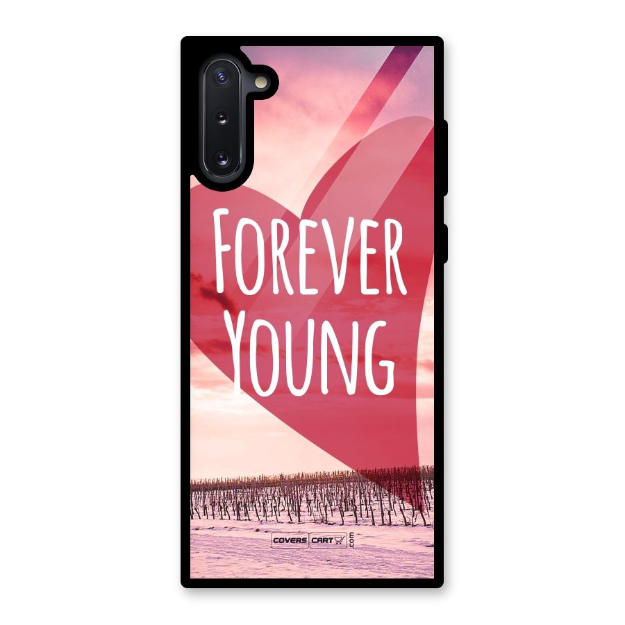 Forever Young Glass Back Case for Galaxy Note 10