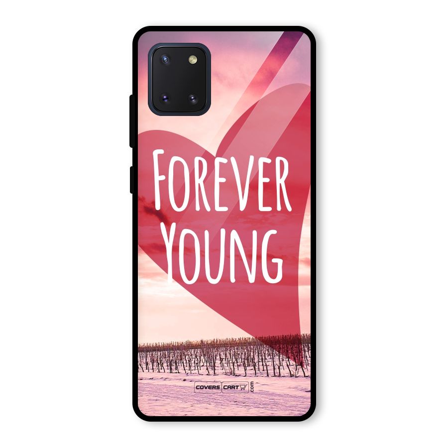 Forever Young Glass Back Case for Galaxy Note 10 Lite