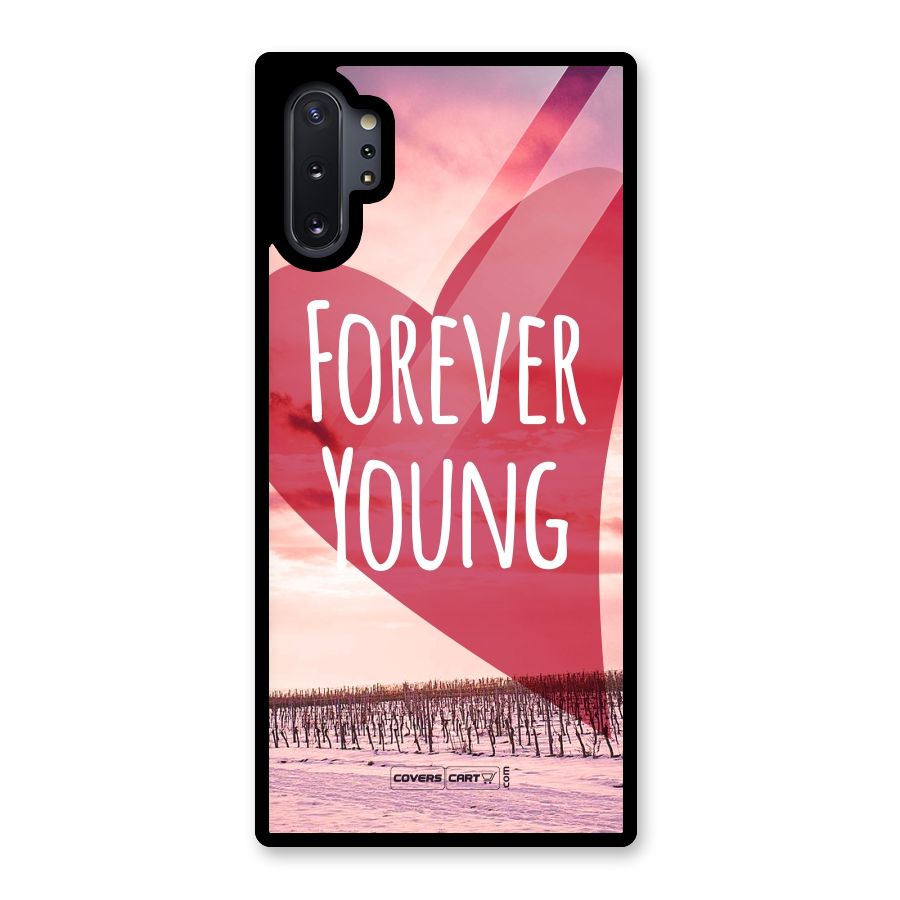 Forever Young Glass Back Case for Galaxy Note 10 Plus