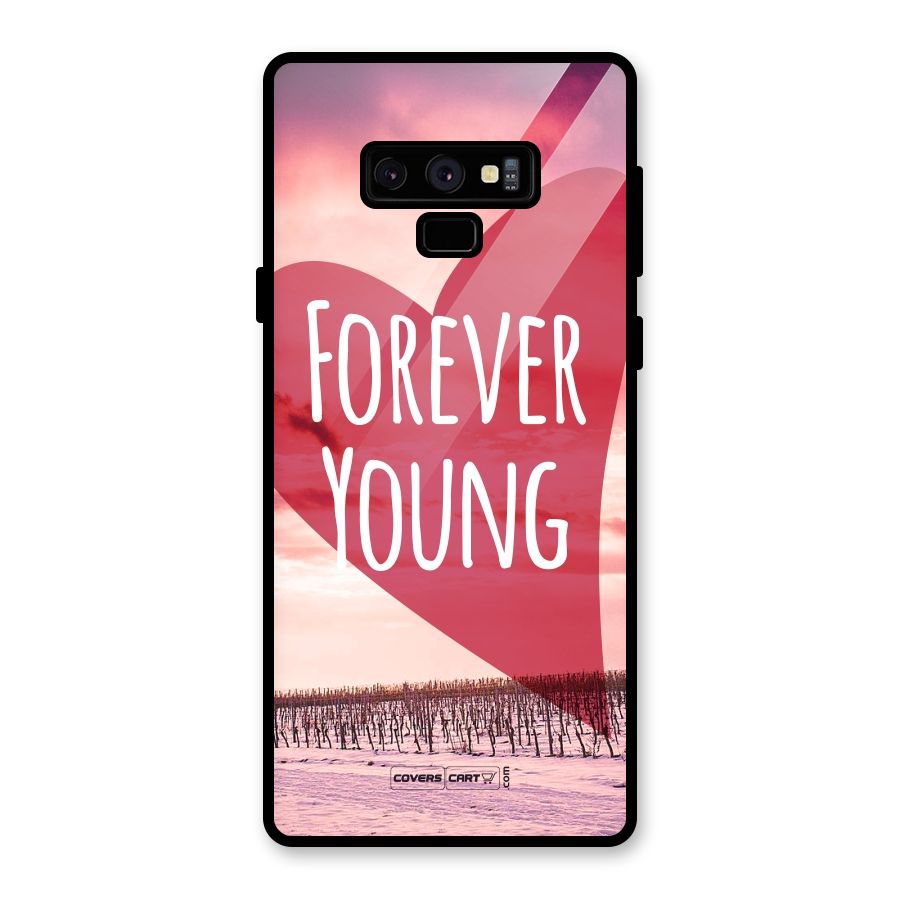 Forever Young Glass Back Case for Galaxy Note 9
