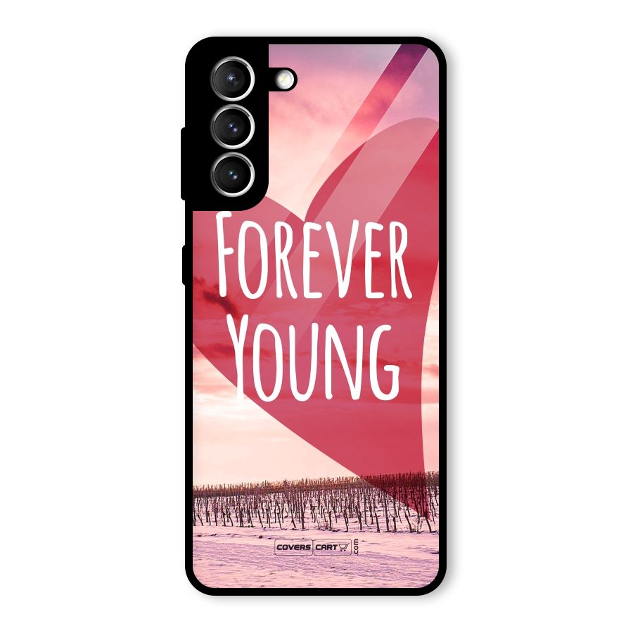 Forever Young Glass Back Case for Galaxy S21 5G
