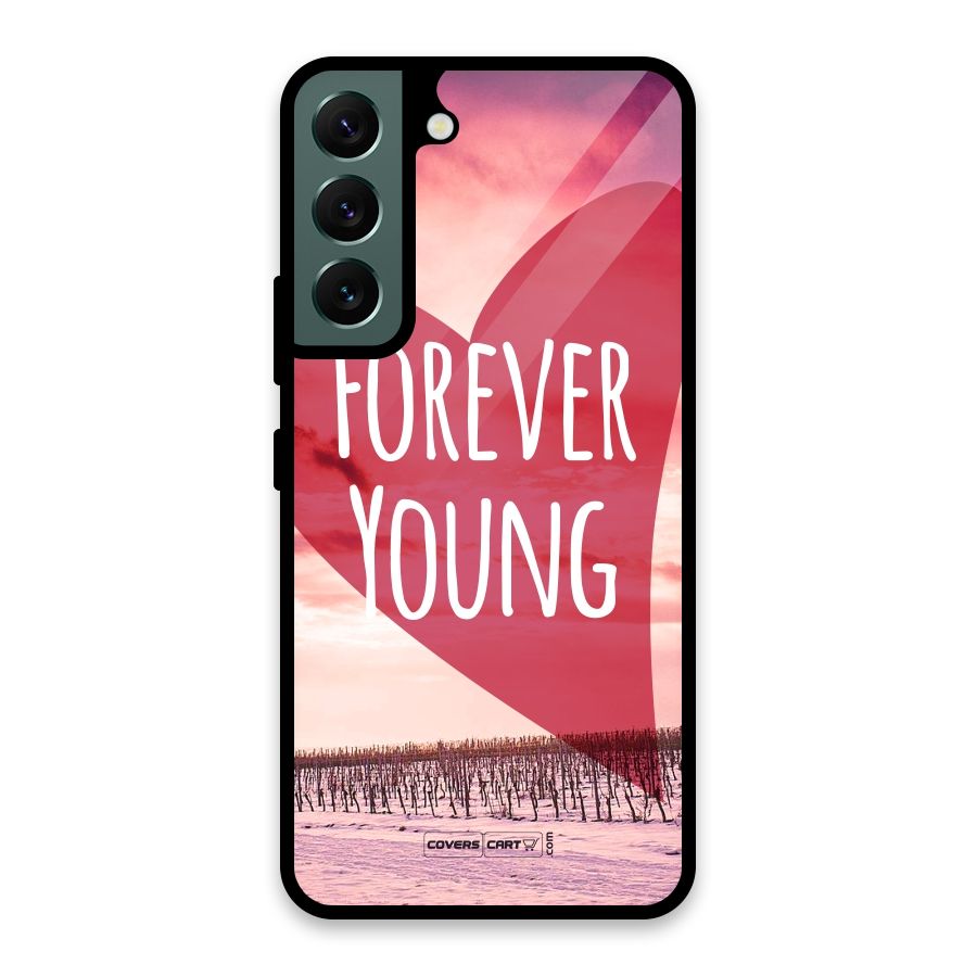 Forever Young Glass Back Case for Galaxy S22 5G